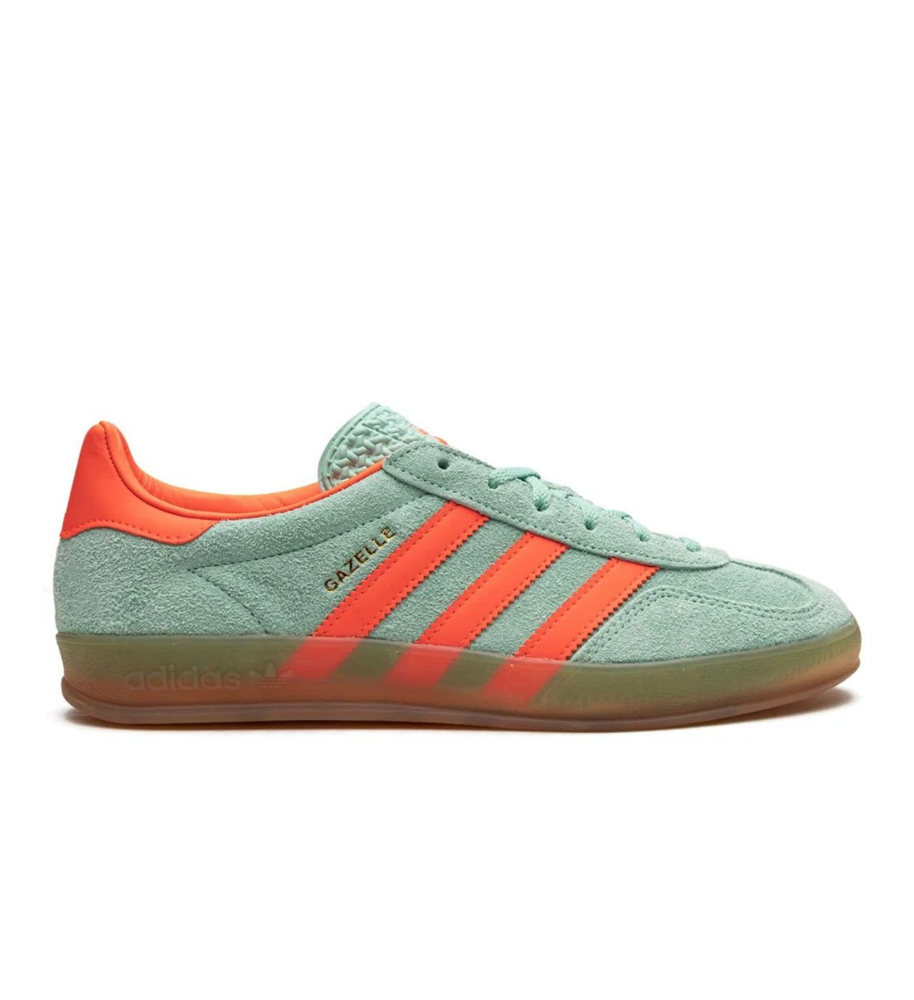 Adidas gazelle Light Green peach