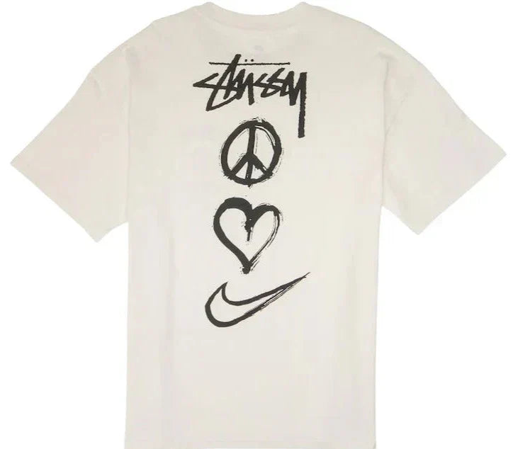 Stussy X Nike T-shirt Peace Love
