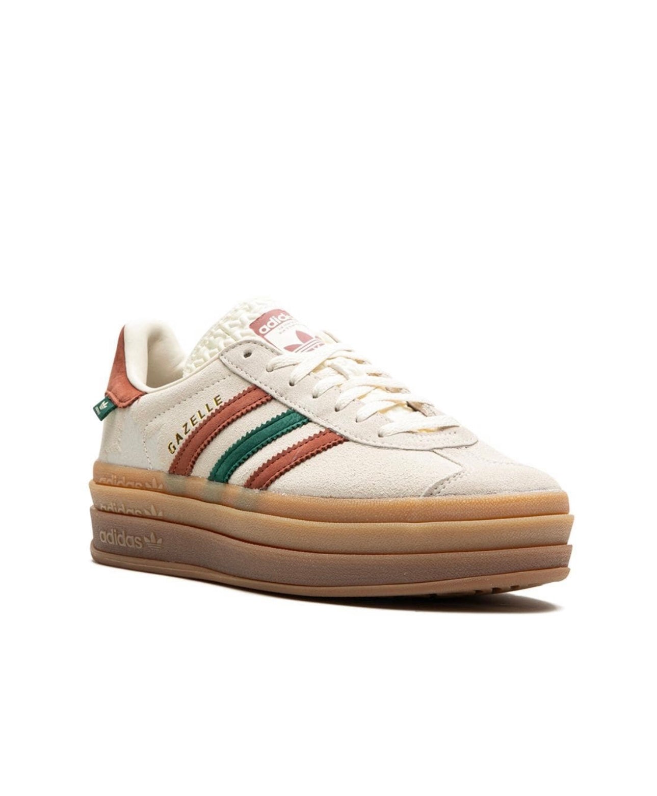 Adidas gazelle platform Light Cream Red Green - Sneakers Club EU | Authentic Sneakers Online  Nike, Adidas, Jordan & More