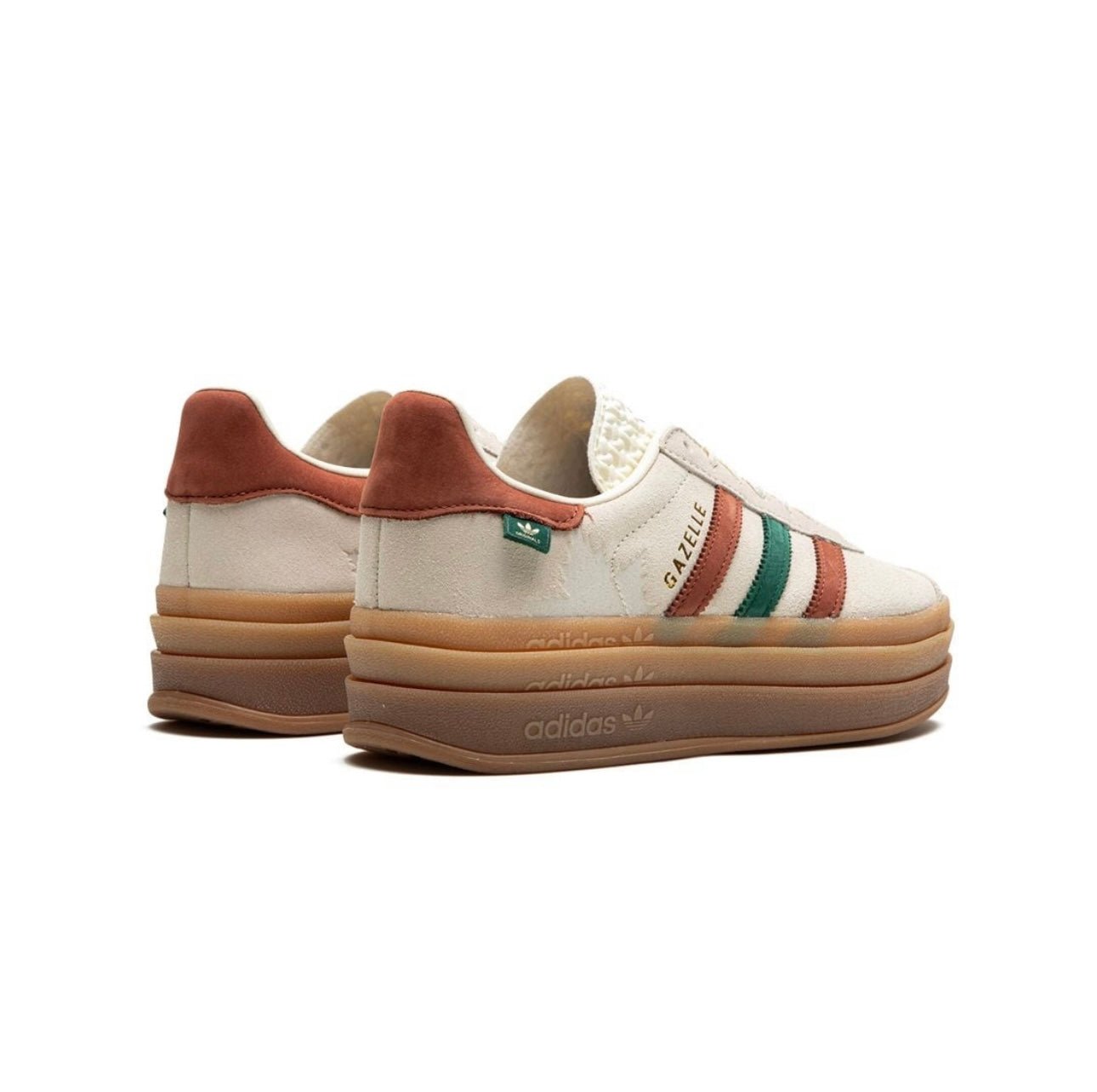 Adidas gazelle platform Light Cream Red Green - Sneakers Club EU | Authentic Sneakers Online  Nike, Adidas, Jordan & More