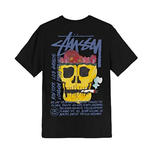 Stussy T-shirt Smokin Crâne | חולצת סטוסי