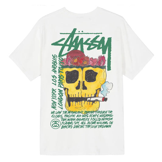 Stussy T-shirt Smokin Skull