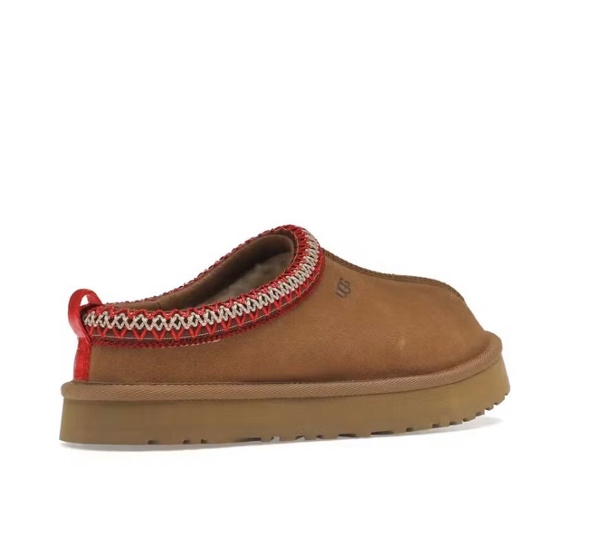 Ugg Tasman suede slippers brown red - Sneakers Club EU