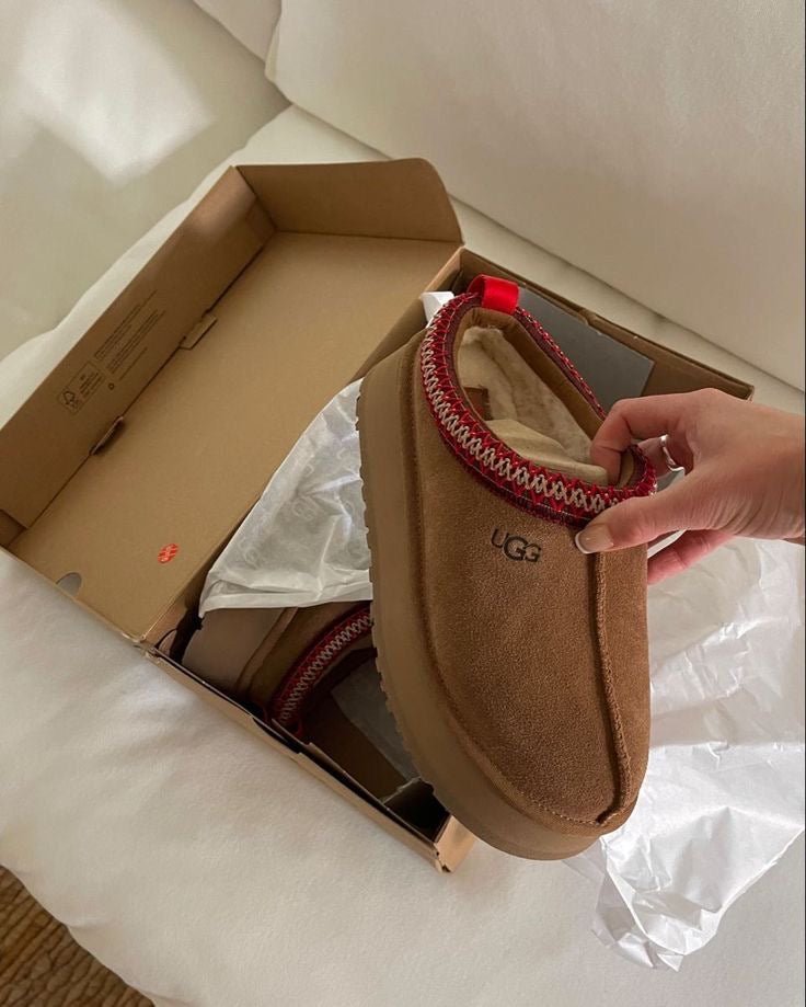 Ugg Tazz Platform Slippers brown red - Sneakers Club EU | Authentic Sneakers Online  Nike, Adidas, Jordan & More